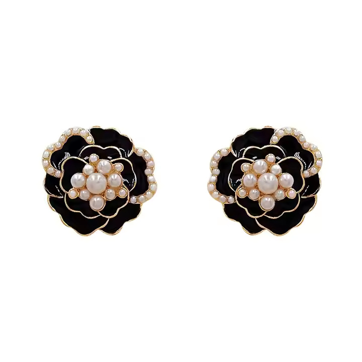 New Pearl Flower Camellia Earrings (81) (6)
