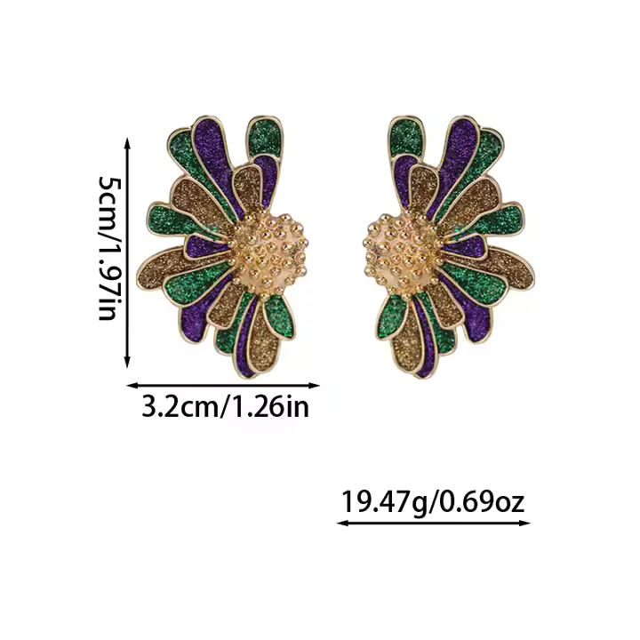 AJSE80200064 Zinc Alloy Stud Earrings