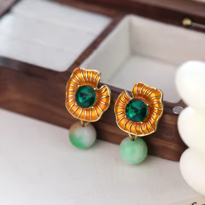 AJDE80200149 Zircon Gem Earrings-AJDE