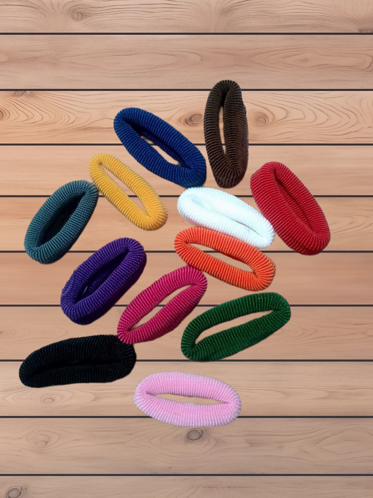 12 Hair Pony Bands pack