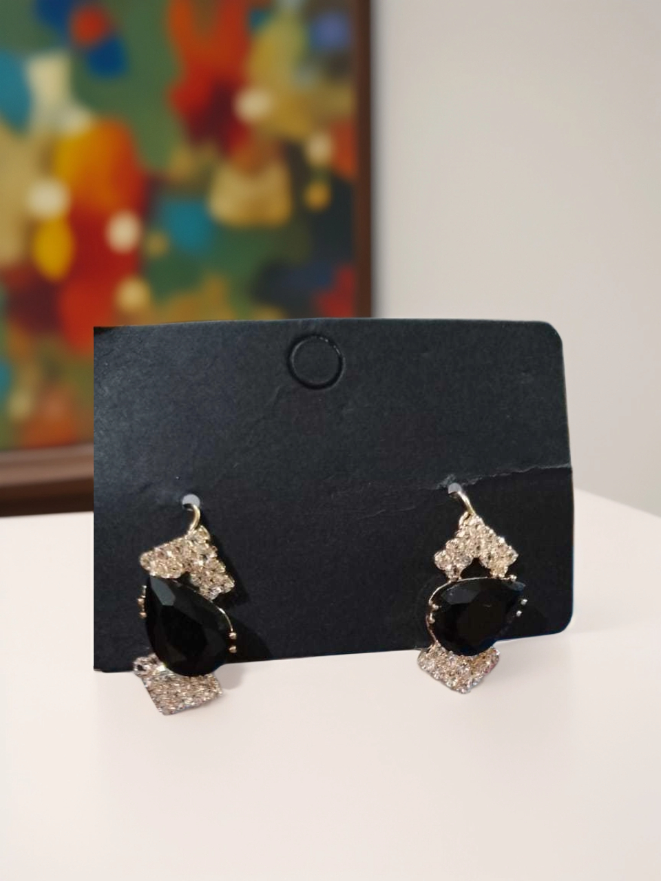 AJDE80200121 Rhinestone Earrings-AJDE