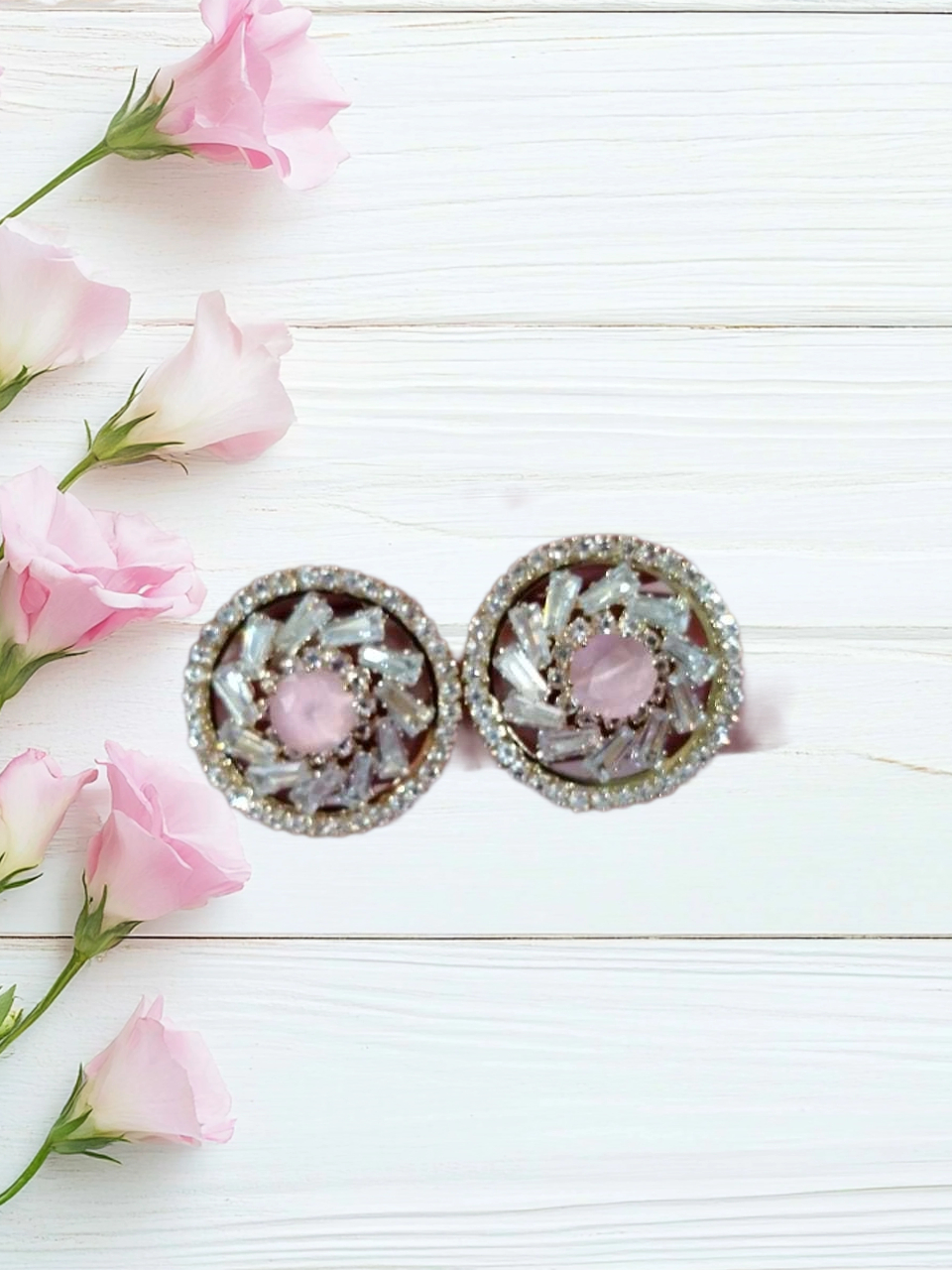 AJSE80200158 Rhinestone Crystal Earrings-AJSE