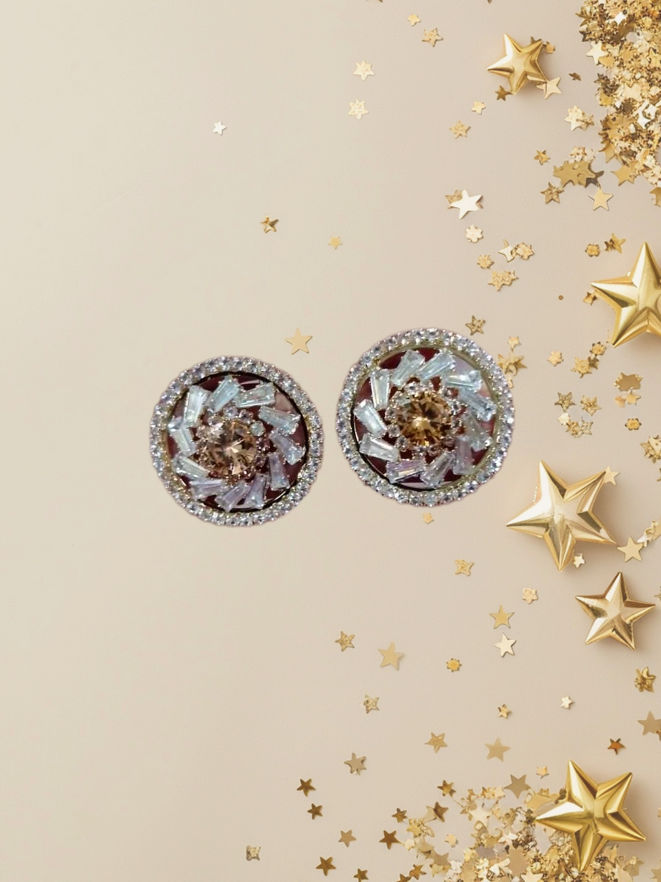 AJSE80200158 Rhinestone Crystal Earrings-AJSE