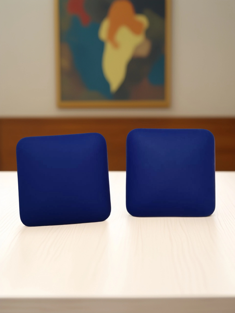 AJSE80200042 Resin Square Earrings-AJSE