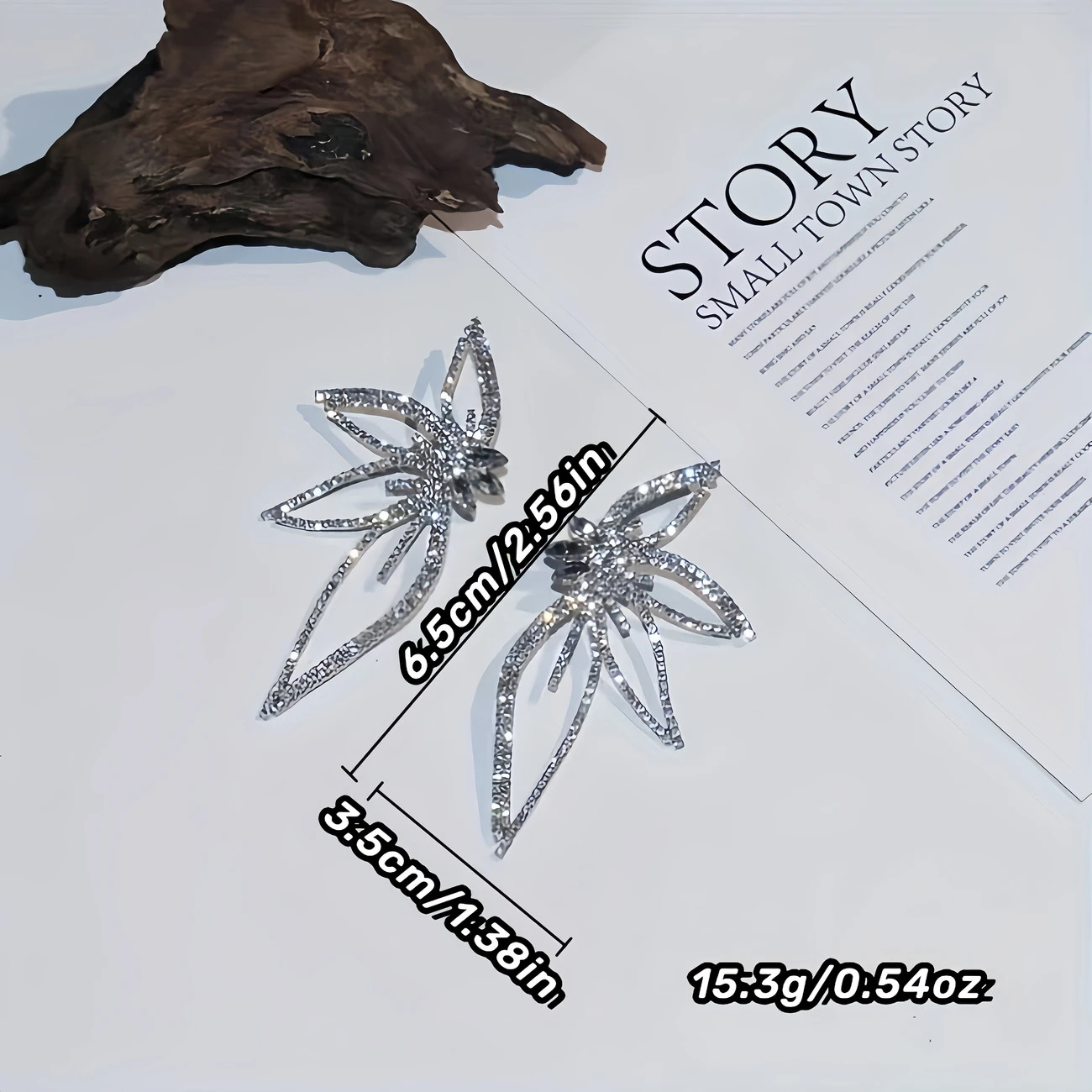 Rhinestone Stud Earrings